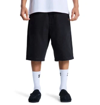 Heren 5-pocket short met distressed look