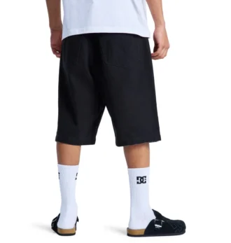 Heren 5-pocket short met distressed look
